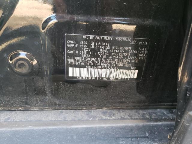 Photo 10 from auction – 2016 SUBARU OUTBACK 2. with VIN 4S4BSAJC7G3282269