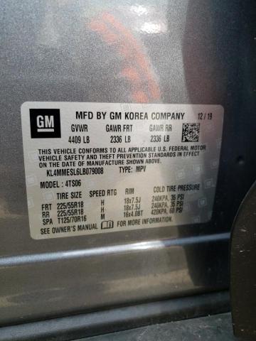 Photo 10 from auction – 2020 BUICK ENCORE GX with VIN KL4MMESL6LB079008