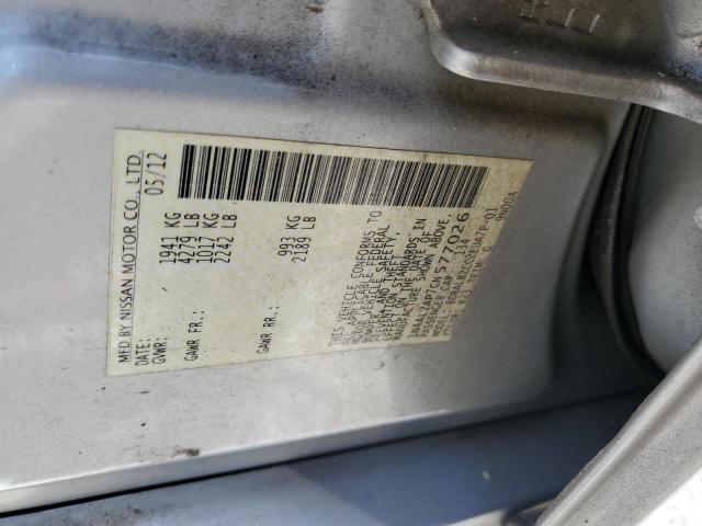 Photo 10 from auction – 2012 NISSAN ALTIMA BAS with VIN 1N4AL2AP7CN577026