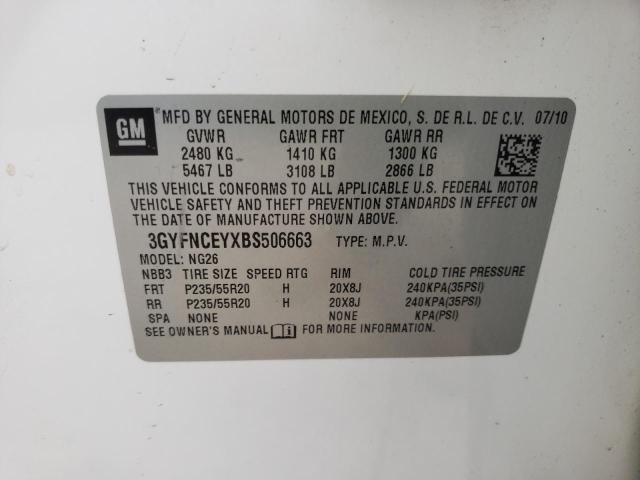 Photo 10 from auction – 2018 CADILLAC SRX PREMIU with VIN 3GYFNCEYXBS506663