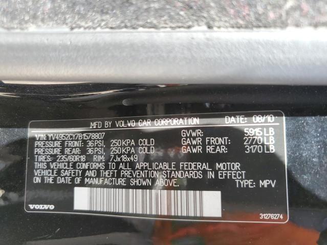 Photo 10 from auction – 2011 VOLVO XC90 3.2 with VIN YV4952CY7B1578807