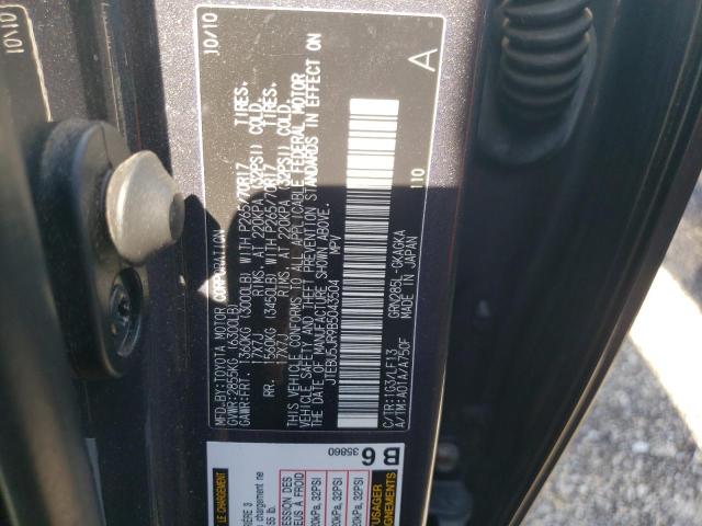 Photo 10 from auction – 2011 TOYOTA 4RUNNER SR with VIN JTEBU5JR9B5043504