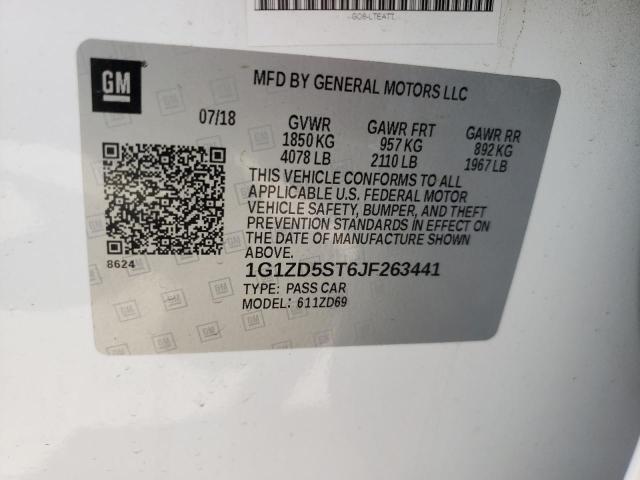Photo 10 from auction – 2018 CHEVROLET MALIBU LT with VIN 1G1ZD5ST6JF263441