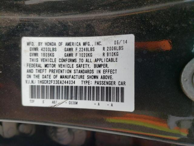Photo 10 from auction – 2014 HONDA ACCORD LX with VIN 1HGCR2F33EA244034