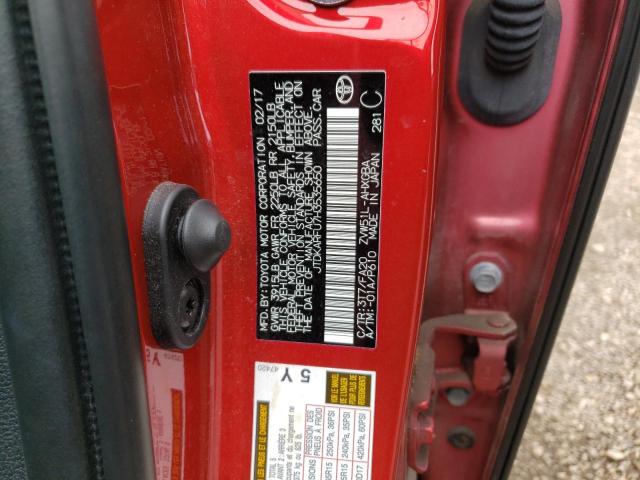 Photo 10 from auction – 2017 TOYOTA PRIUS with VIN JTDKARFU7H3535650