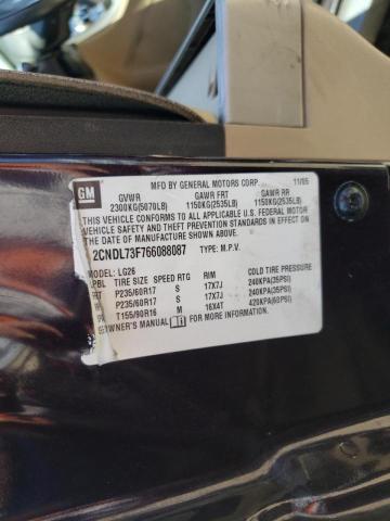 Фото 10 с аукциона – 2006 CHEVROLET EQUINOX LT с VIN 2CNDL73F766088087