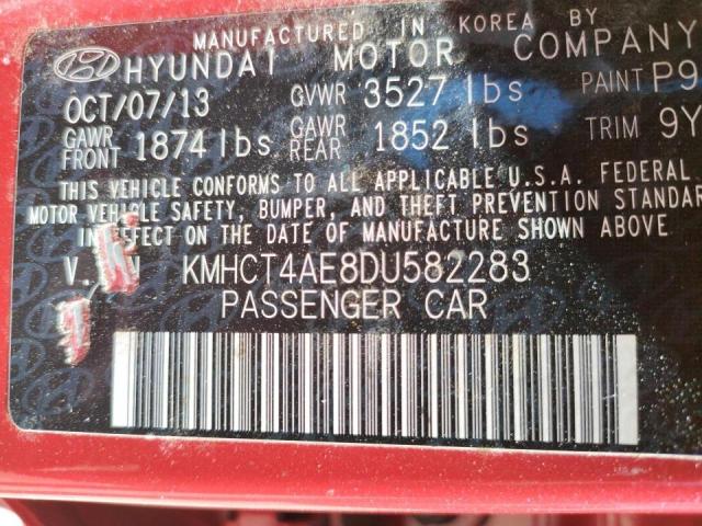 Photo 10 from auction – 2013 HYUNDAI ACCENT GLS with VIN KMHCT4AE8DU582283