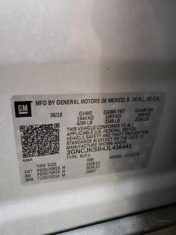 Photo 10 from auction – 2018 CHEVROLET TRAX LS with VIN 3GNCJKSB4JL416441