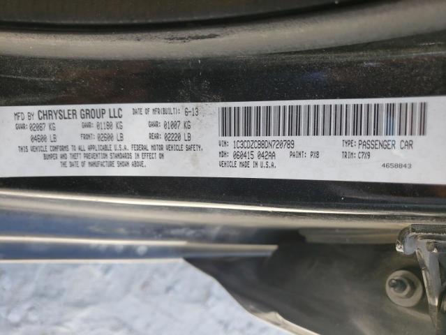 Photo 10 from auction – 2013 DODGE AVENGER SX with VIN 1C3CDZCB8DN720789