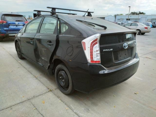 Photo 3 from auction – 2013 TOYOTA PRIUS with VIN JTDKN3DU0D5684887