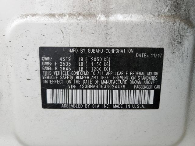 Photo 10 from auction – 2018 SUBARU LEGACY SPO with VIN 4S3BNAS66J3024479