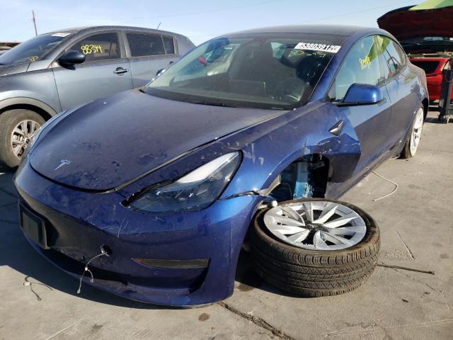 Photo 2 from auction – 2022 TESLA MODEL 3 with VIN 5YJ3E1EB9NF185642