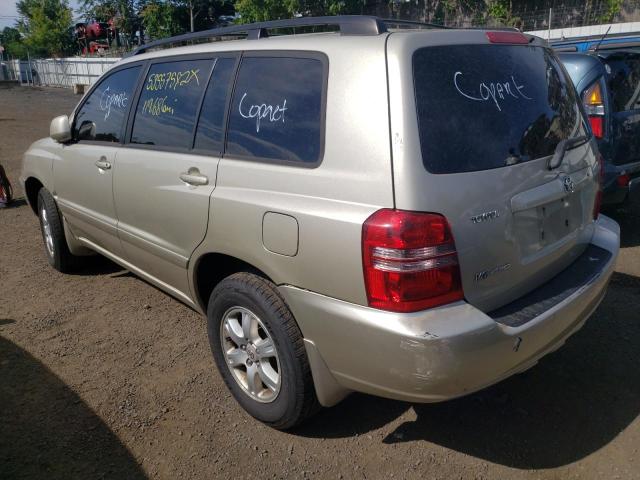 Photo 3 from auction – 2002 TOYOTA HIGHLANDER with VIN JTEHF21A220092148