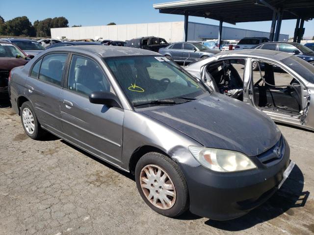 Photo 1 from auction – 2005 HONDA CIVIC LX with VIN 2HGES16535H511781
