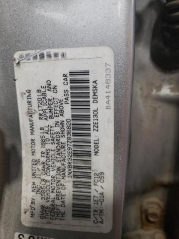 Photo 10 from auction – 2007 TOYOTA COROLLA CE with VIN 1NXBR32E97Z836820