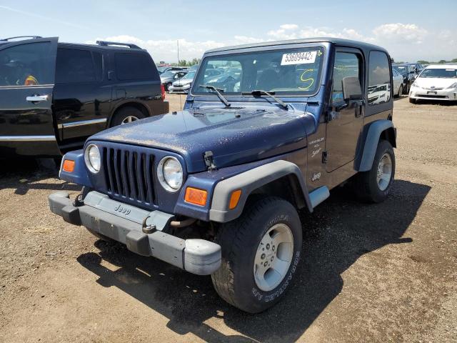 Photo 2 from auction – 2000 JEEP WRANGLER with VIN 1J4FA49S0YP784499
