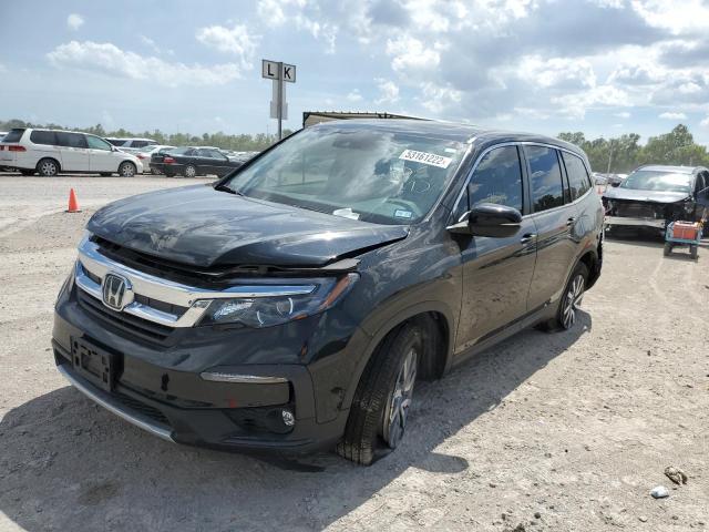 Photo 2 from auction – 2021 HONDA PILOT EXL with VIN 5FNYF5H57MB045801