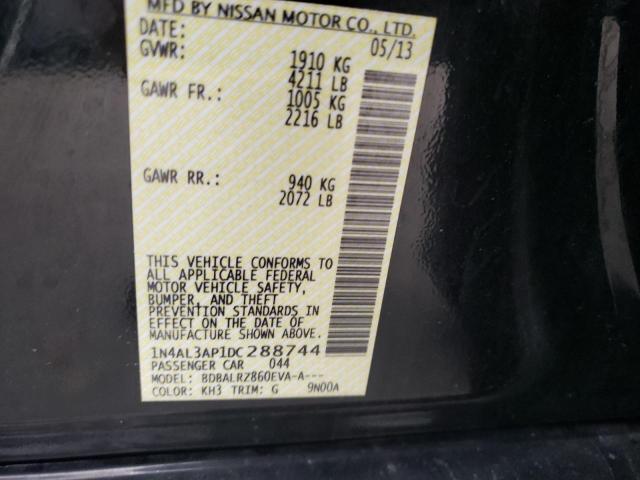 Photo 10 from auction – 2013 NISSAN ALTIMA 2.5 with VIN 1N4AL3AP1DC288744