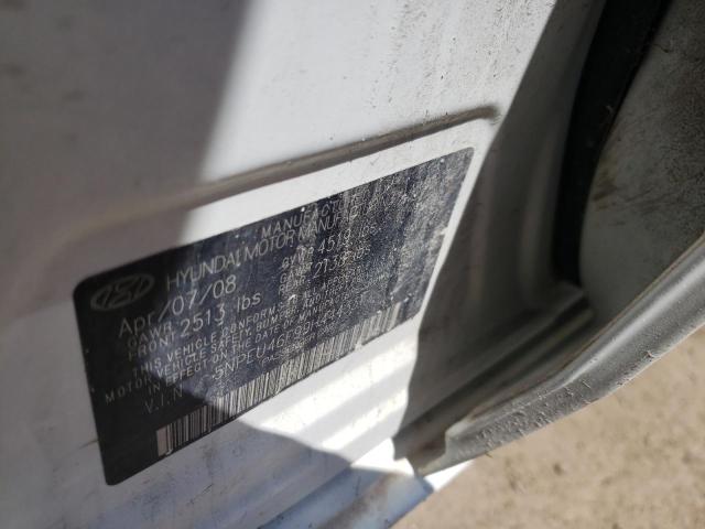 Photo 10 from auction – 2009 HYUNDAI SONATA SE with VIN 5NPEU46F99H444331