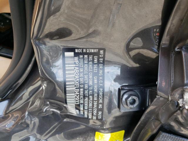 Photo 10 from auction – 2015 PORSCHE MACAN S with VIN WP1AB2A5XFLB42933