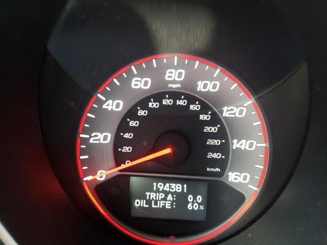 Photo 8 from auction – 2007 ACURA TL TYPE S with VIN 19UUA76537A011865