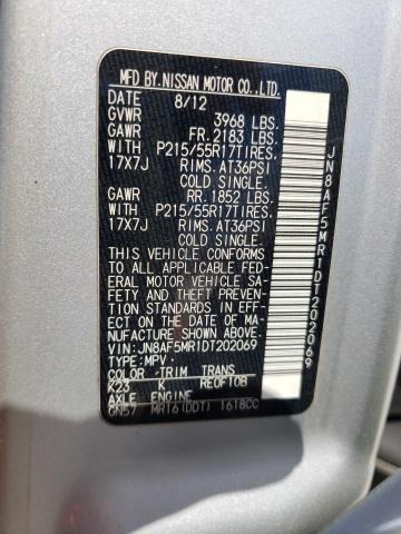 Photo 10 from auction – 2013 NISSAN JUKE S with VIN JN8AF5MR1DT202069
