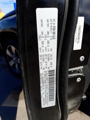 Photo 10 from auction – 2016 JEEP COMPASS LA with VIN 1C4NJCEA0GD807126