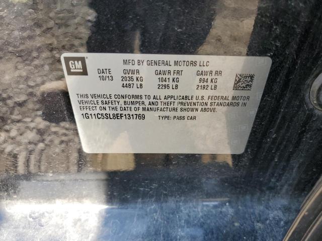 Photo 10 from auction – 2014 CHEVROLET MALIBU 1LT with VIN 1G11C5SL8EF131769