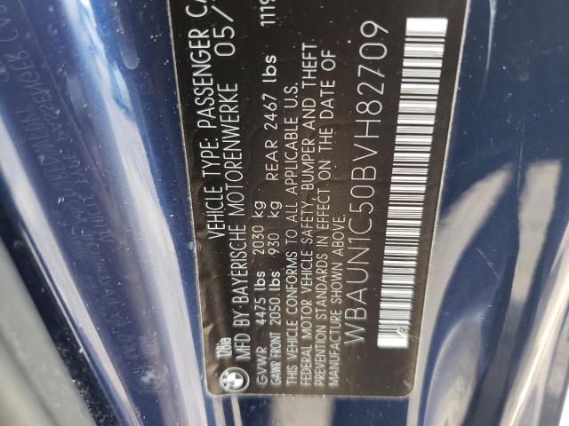 Photo 10 from auction – 2011 BMW 128 I with VIN WBAUN1C50BVH82709