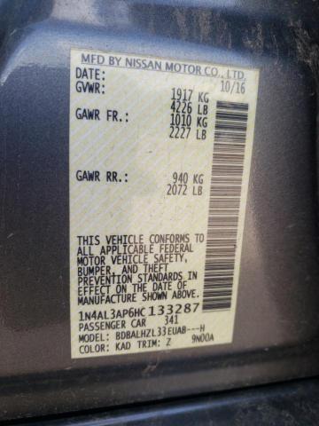 Photo 10 from auction – 2017 NISSAN ALTIMA with VIN 1N4AL3AP6HC133287