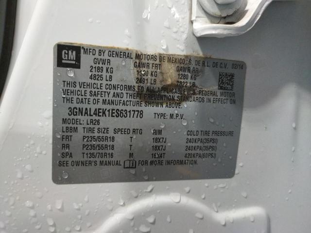 Photo 10 from auction – 2014 CHEVROLET CAPTIVA LT with VIN 3GNAL4EK1ES631778