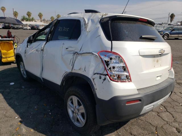 Photo 3 from auction – 2015 CHEVROLET TRAX 1LT with VIN KL7CJRSB6FB139668