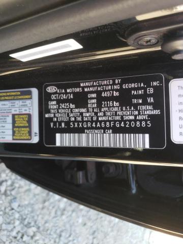 Photo 10 from auction – 2015 KIA OPTIMA SX with VIN 5XXGR4A68FG420885
