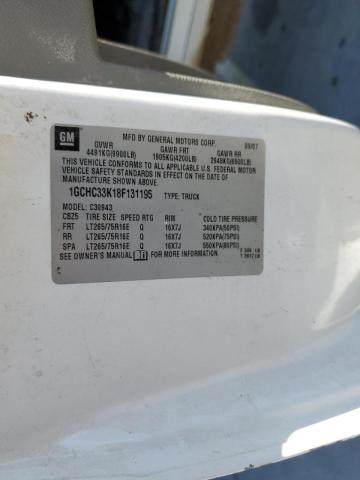 Photo 10 from auction – 2008 CHEVROLET SILVERADO with VIN 1GCHC33K18F131195