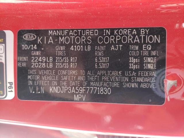 Photo 10 from auction – 2015 KIA SOUL + with VIN KNDJP3A59F7771830