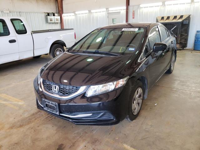 Photo 2 from auction – 2015 HONDA CIVIC LX with VIN 2HGFB2F5XFH544854