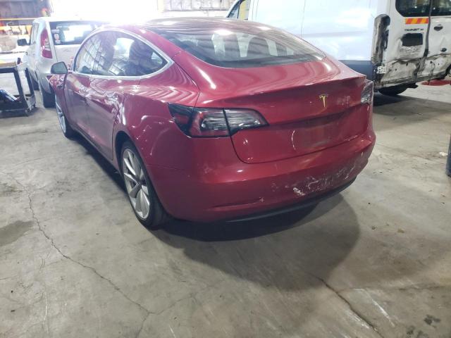 Photo 3 from auction – 2018 TESLA MODEL 3 with VIN 5YJ3E1EA4JF009826