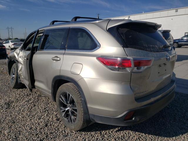 Photo 3 from auction – 2016 TOYOTA HIGHLANDER with VIN 5TDJKRFH6GS500154