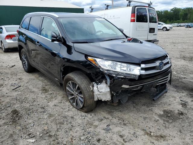 TOYOTA HIGHLANDER 2019 with VIN 5TDJGRFH3KS073963 - Photo from auction