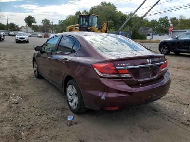 Photo 3 from auction – 2014 HONDA CIVIC LX with VIN 19XFB2F56EE213553