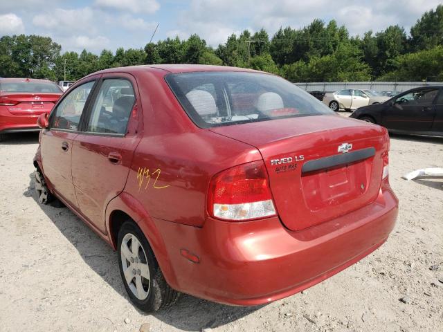 Photo 3 from auction – 2006 CHEVROLET AVEO BASE with VIN KL1TD56606B642846
