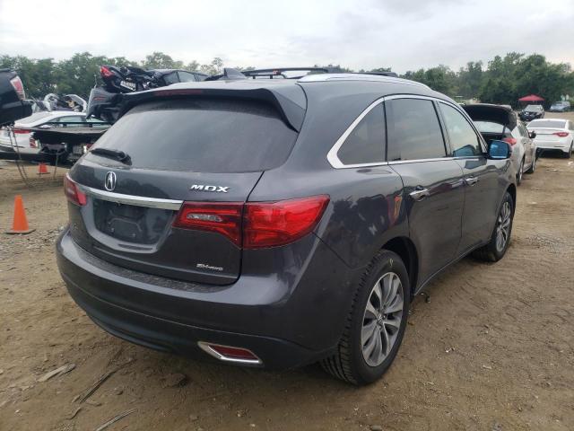 Photo 4 from auction – 2015 ACURA MDX TECHNO with VIN 5FRYD4H40FB028475