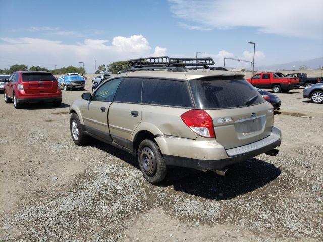 Photo 3 from auction – 2008 SUBARU OUTBACK 2. with VIN 4S4BP61C587308117
