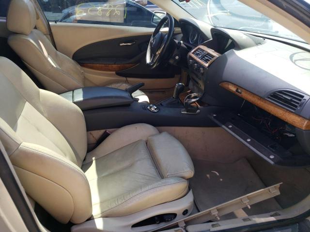Photo 5 from auction – 2005 BMW 645 CI AUT with VIN WBAEH73495B191903