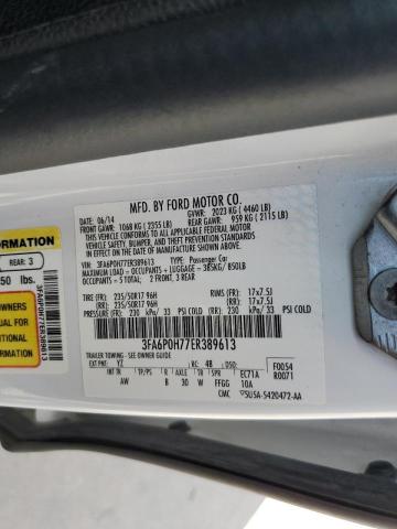Photo 10 from auction – 2014 FORD FUSION SE with VIN 3FA6P0H77ER389613
