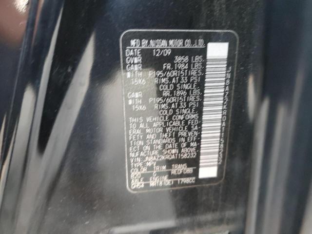 Photo 10 from auction – 2010 NISSAN CUBE BASE with VIN JN8AZ2KR0AT158232