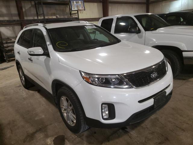 KIA SORENTO LX 2014 with VIN 5XYKT4A64EG462556 - Photo from auction