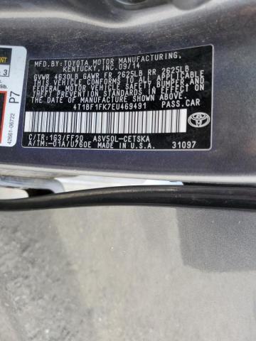Photo 10 from auction – 2014 TOYOTA CAMRY L with VIN 4T1BF1FK7EU469491