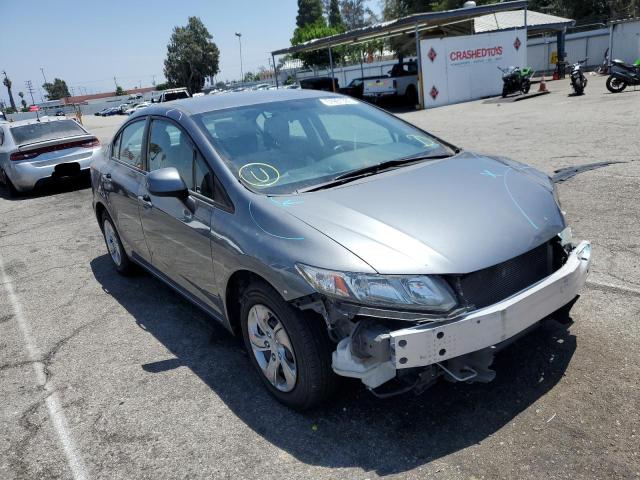 HONDA CIVIC LX 2013 with VIN 19XFB2F50DE263945 - Photo from auction