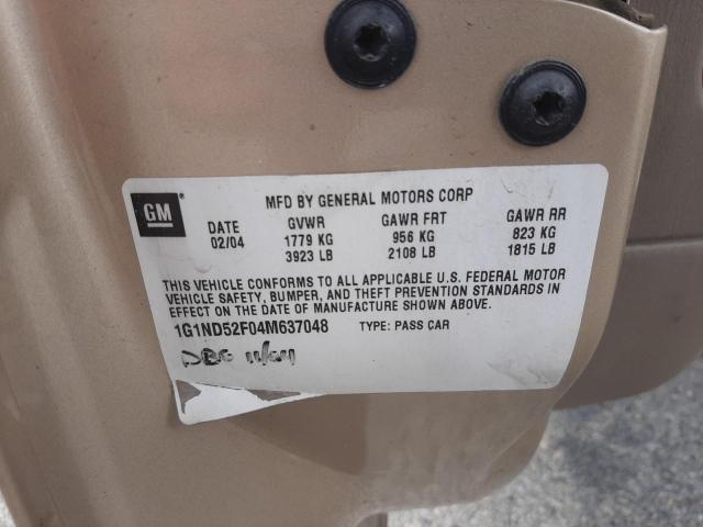 Photo 10 from auction – 2004 CHEVROLET CLASSIC with VIN 1G1ND52F04M637048